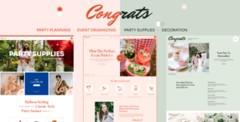 Congrats - Event Planner & Party Decoration WordPress Theme